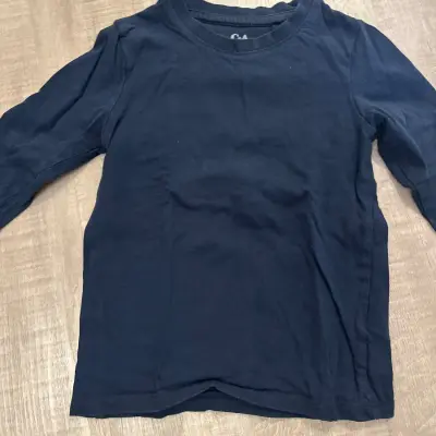 C&A Langarm T-Shirt Gr. 98 dunkelblau