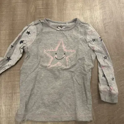 Topolino Schlafanzug Gr. 98 grau mit Stern