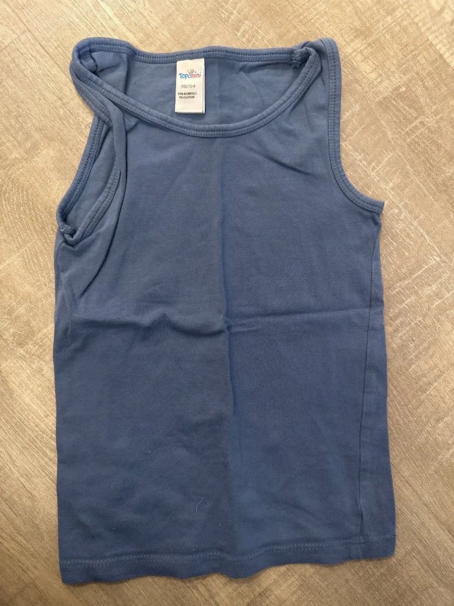Topomini Unterhemd Gr. 98 blau