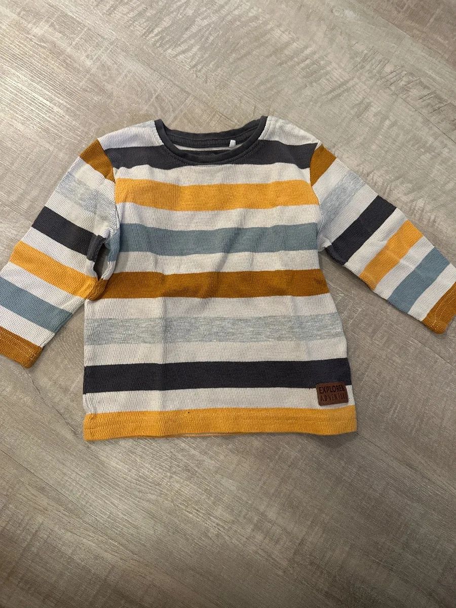 Topolino Langarm Pullover Gr. 98 gestreift