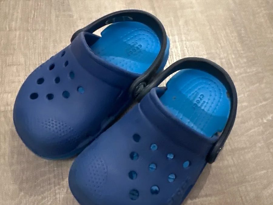 Crocs Clogs Gr. 24 dunkelblau – Foto 1