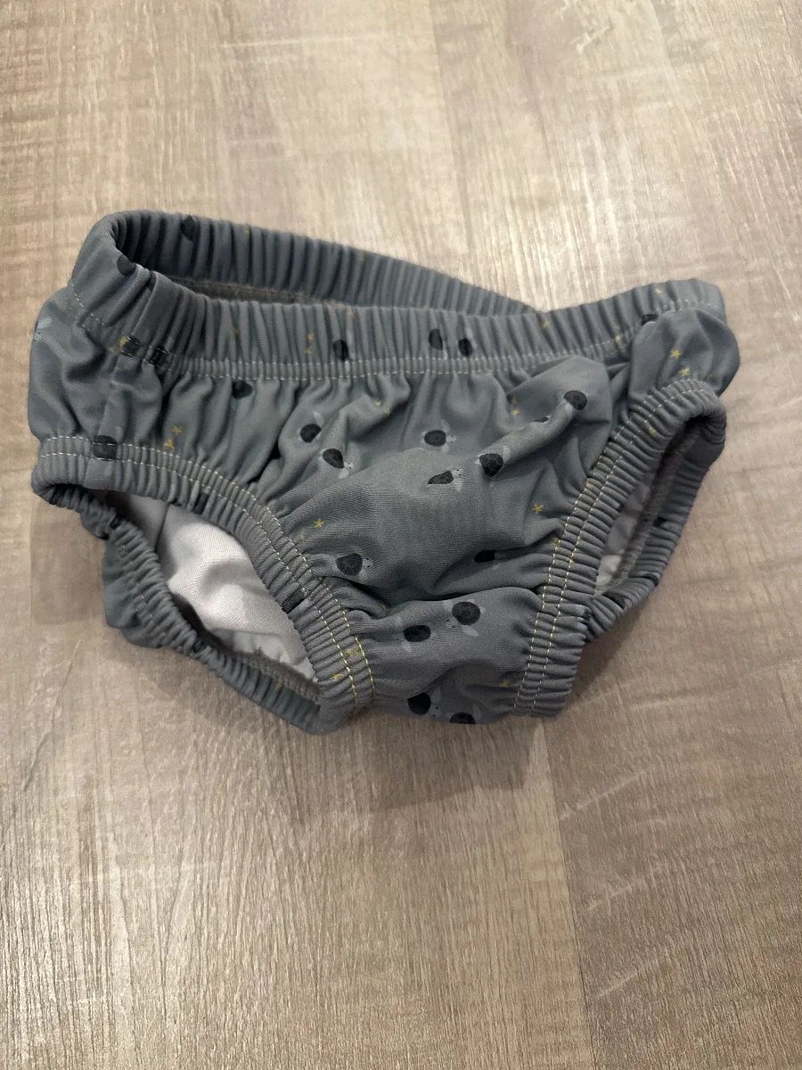 PUSBLU Badehose Gr. 86 Grau gemustert