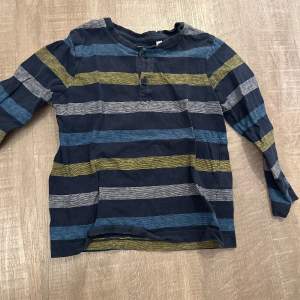 Tough Team Langarmshirt Gr. 104 gestreift blau-grün