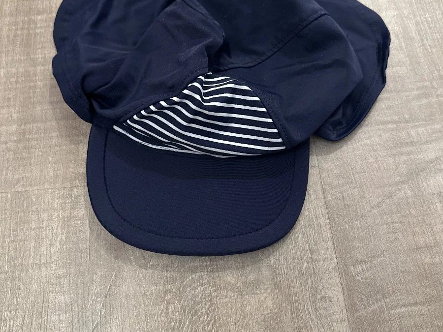 alive UV-Schutz Mütze Gr. 74 dunkelblau gestreift – Foto 1