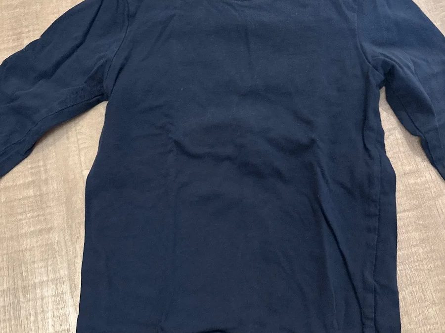 C&A Langarm T-Shirt Gr. 98 dunkelblau – Foto 1
