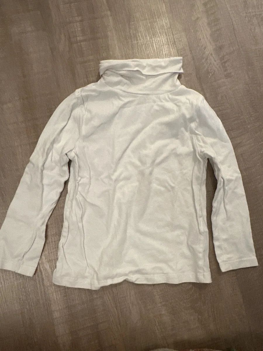 C&A Rolli Langarmshirt Gr. 104 weiß