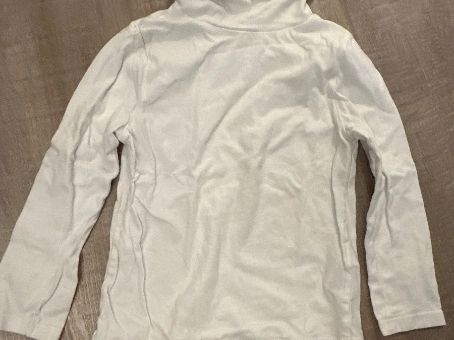 C&A Rolli Langarmshirt Gr. 104 weiß – Foto 1